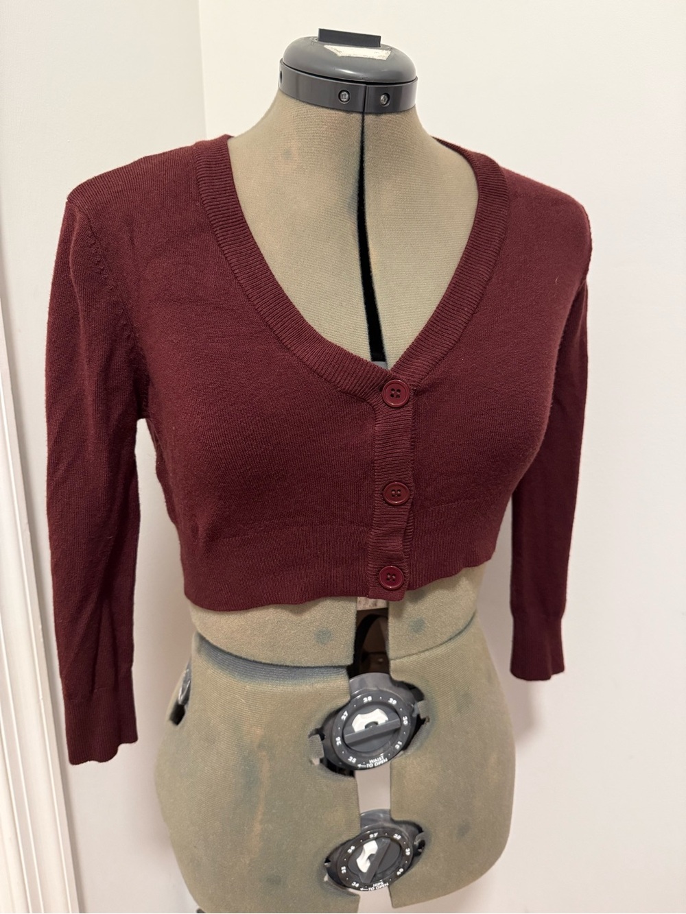 Ye Make Sweater - Deep Wine Knit